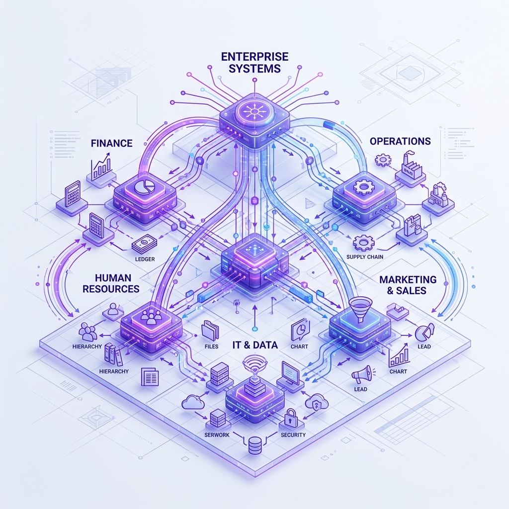 Enterprise systems across departments